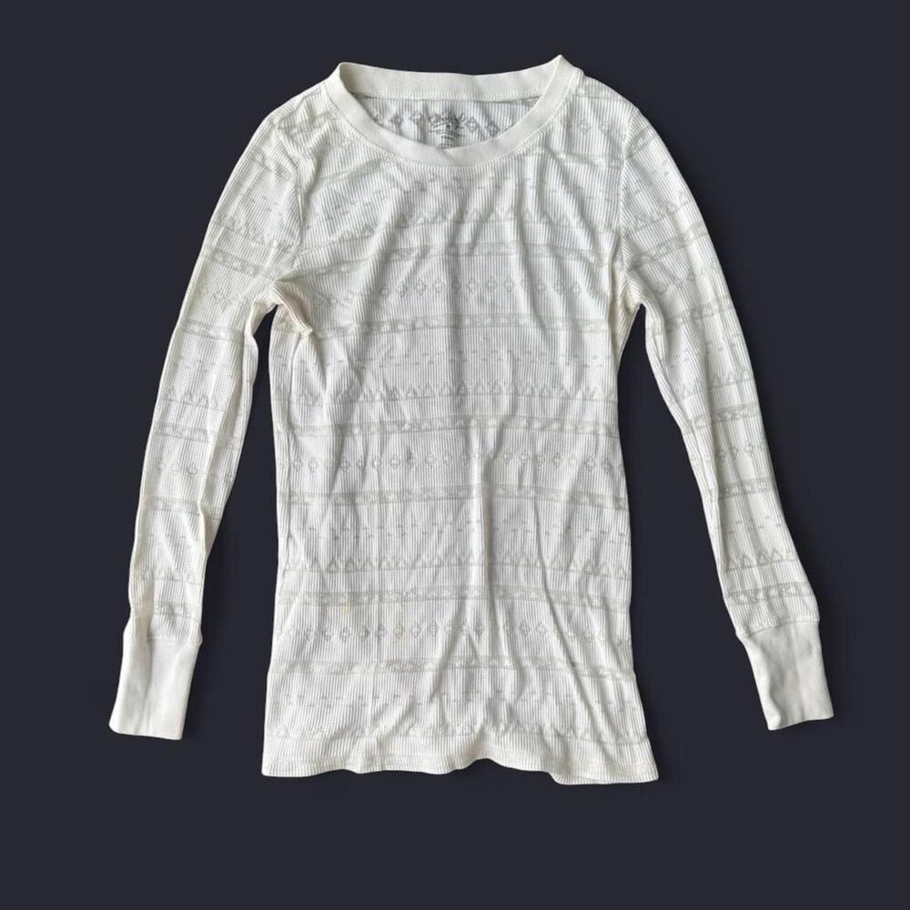 Woolrich white long sleeve top